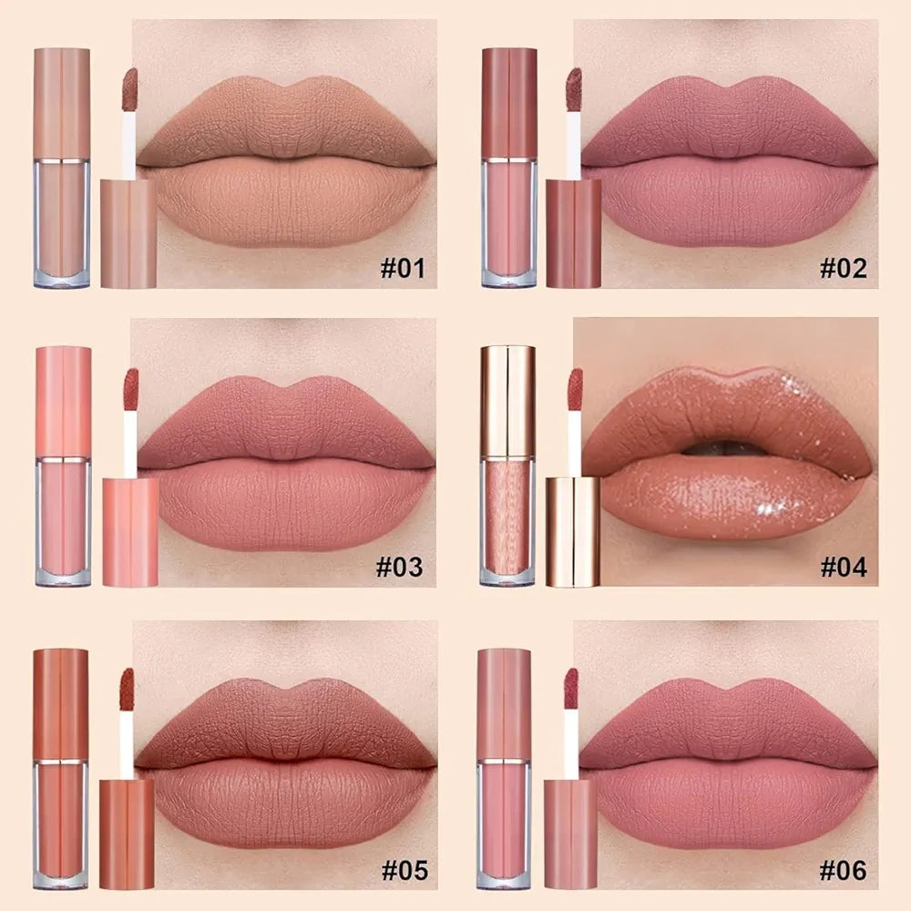 Velvet Matte Liquid Lipstick Set 12Pcs